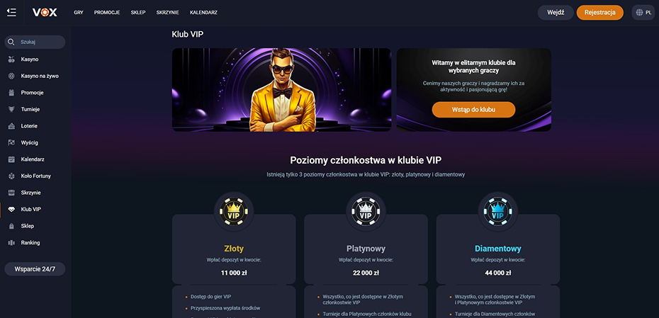 VOX Casino — Kompletny przewodnik po ofertach, grach i strategiach